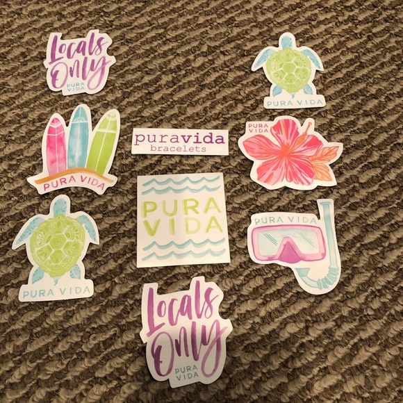 Pura Vida 15 sticker pack and bracelet bundle - Picture 3 of 4